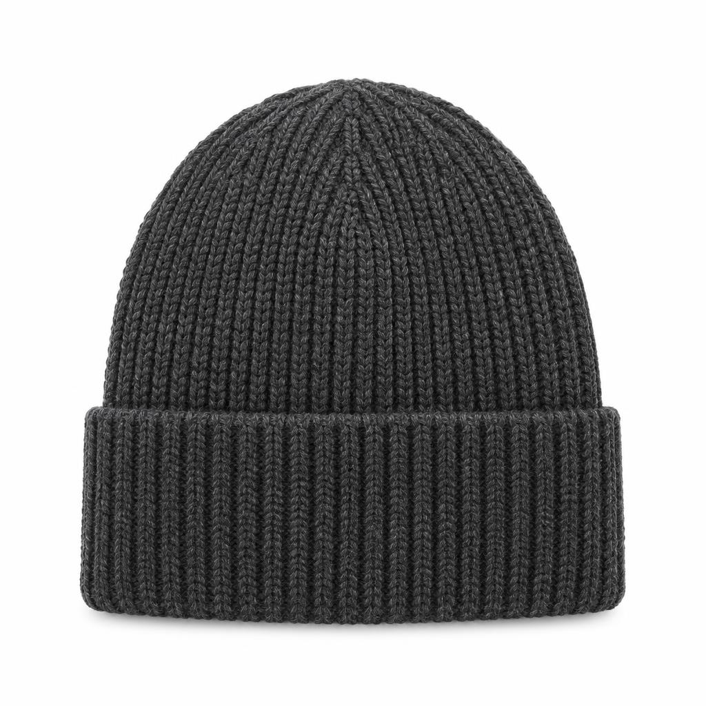 Ribbed Wool Beanie
